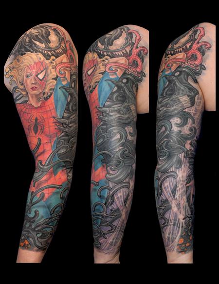 Tattoos - spider woman - 127318